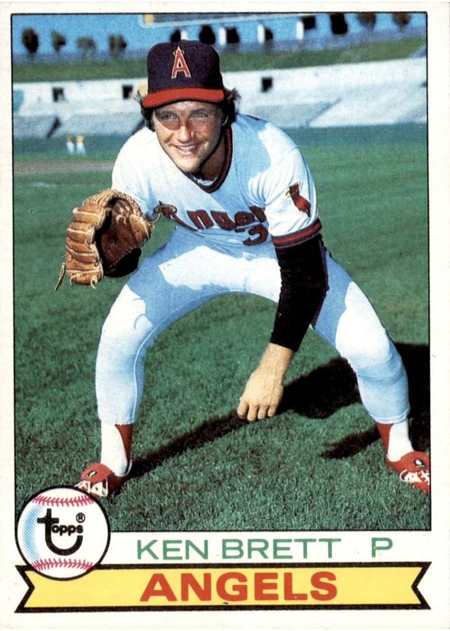 1979 Topps #557 Ken Brett, California Angels