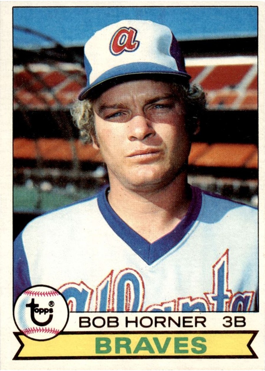 1979 Topps #586 Bob Horner, Atlanta Braves