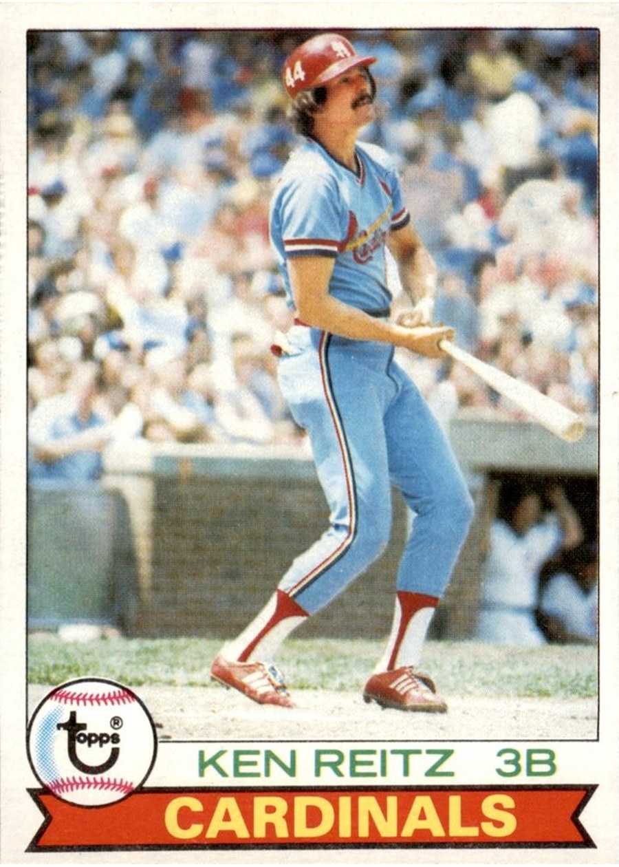 1979 Topps #587 Ken Reitz, St. Louis Cardinals