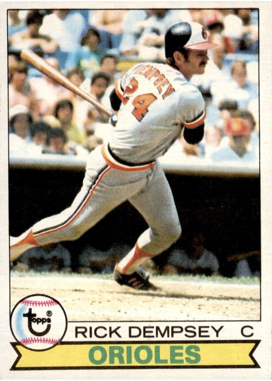 1979 Topps #593 Rick Dempsey, Baltimore Orioles