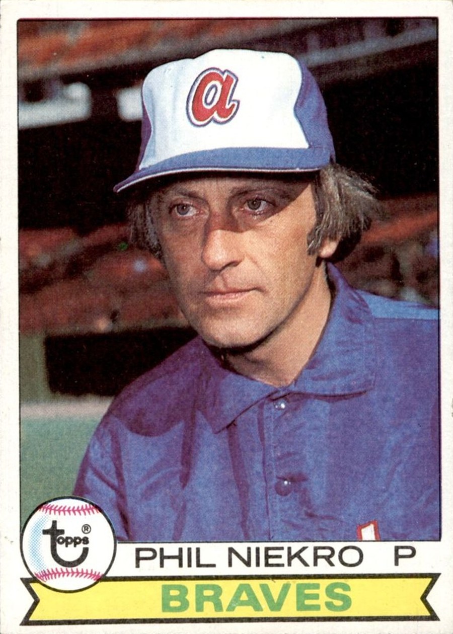 1979 Topps #595 Phil Niekro, Atlanta Braves