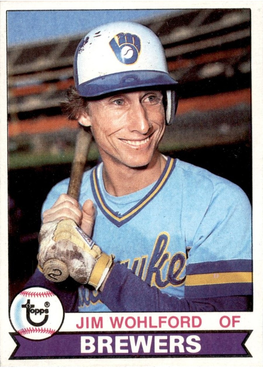 1979 Topps #596 Jim Wohlford, Milwaukee Brewers