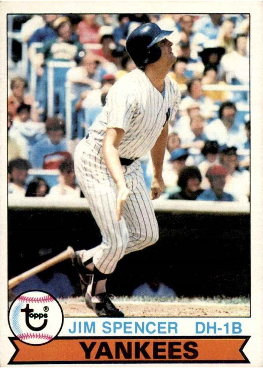 1979 Topps #599 Jim Spencer, New York Yankees