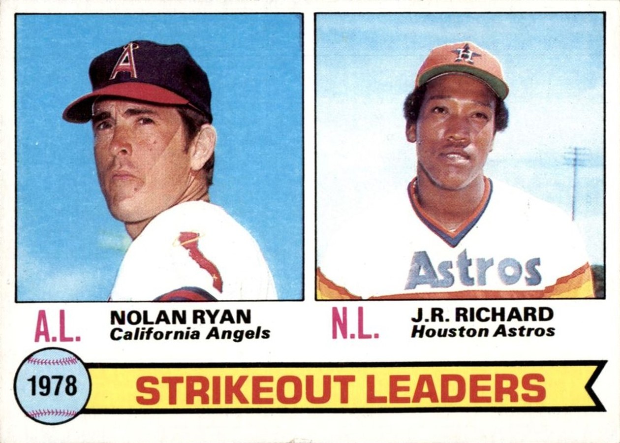 1979 Topps #6 1978 Strikeout Leaders, California Angels / Houston Astros