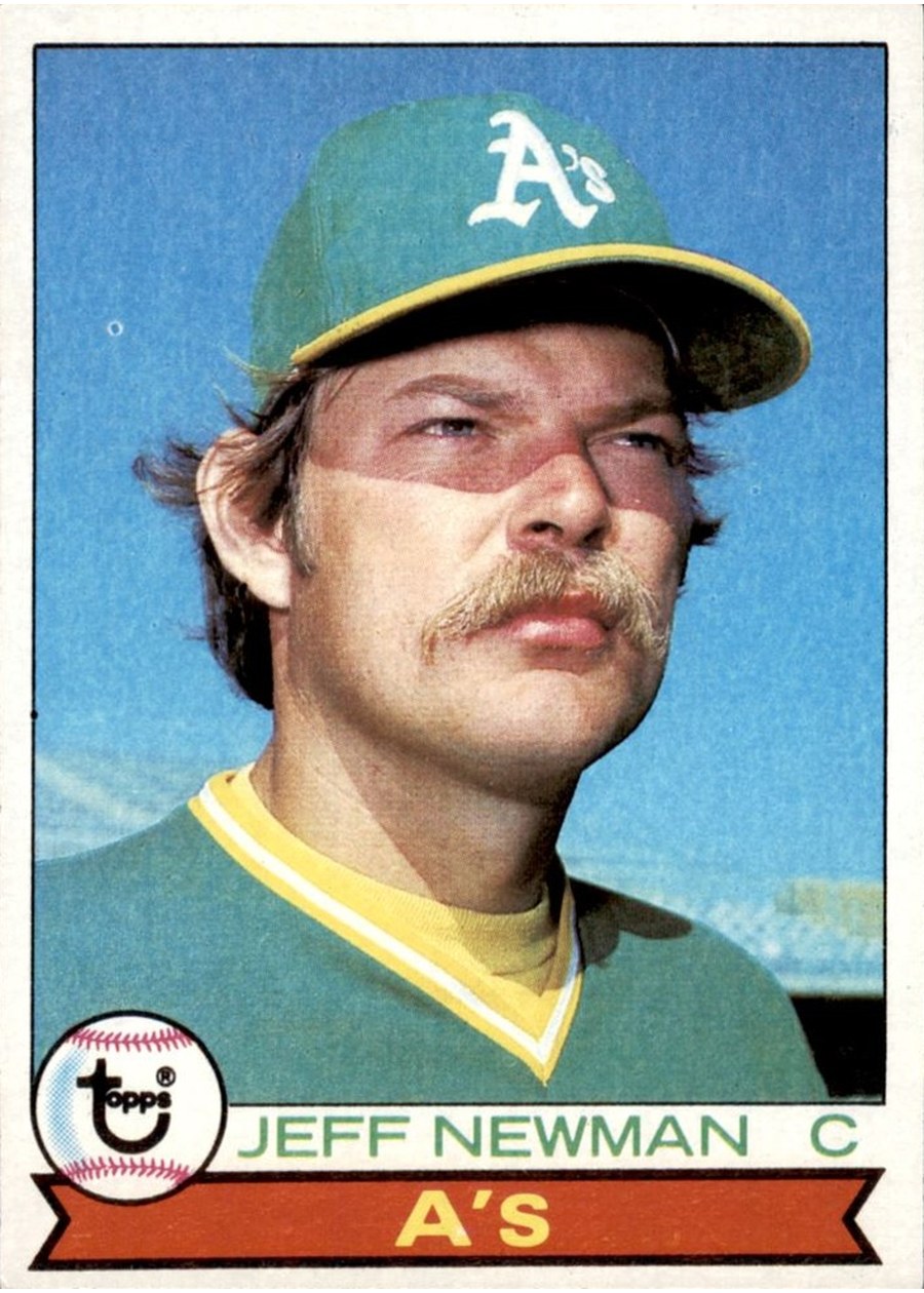 1979 Topps #604 Jeff Newman, Oakland Athletics