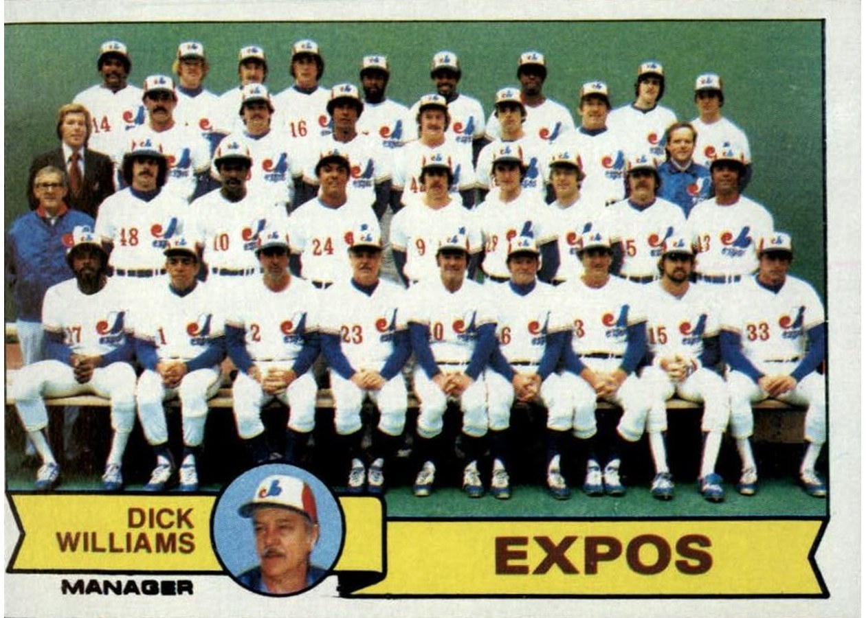 1979 Topps #606 Montreal Expos / Dick Williams