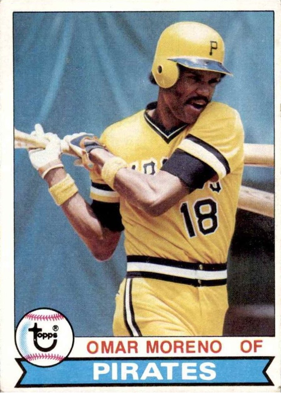 1979 Topps #607 Omar Moreno, Pittsburgh Pirates