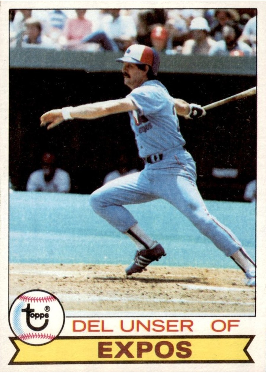 1979 Topps #628 Del Unser, Montreal Expos