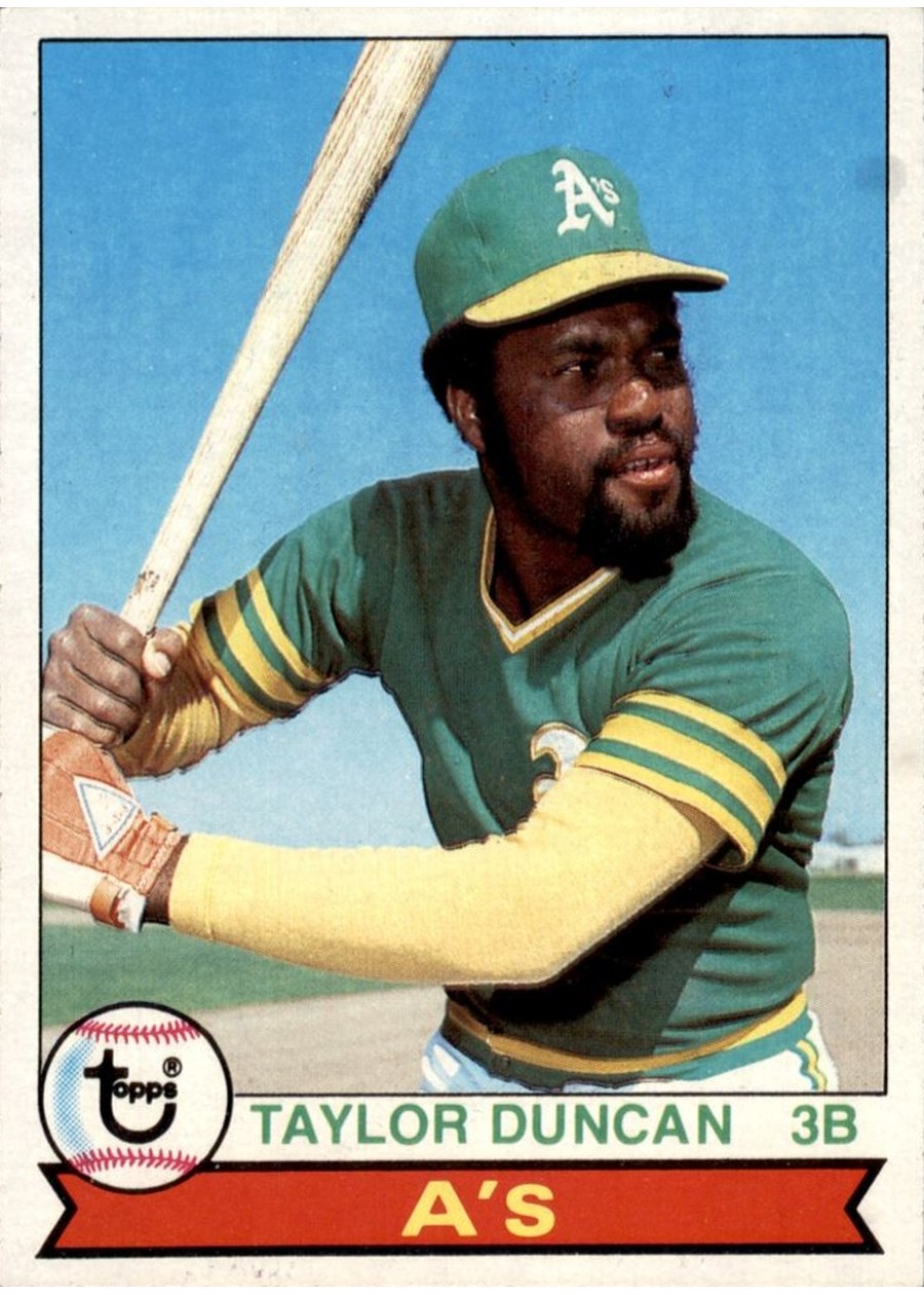 1979 Topps #658 Taylor Duncan, Oakland Athletics