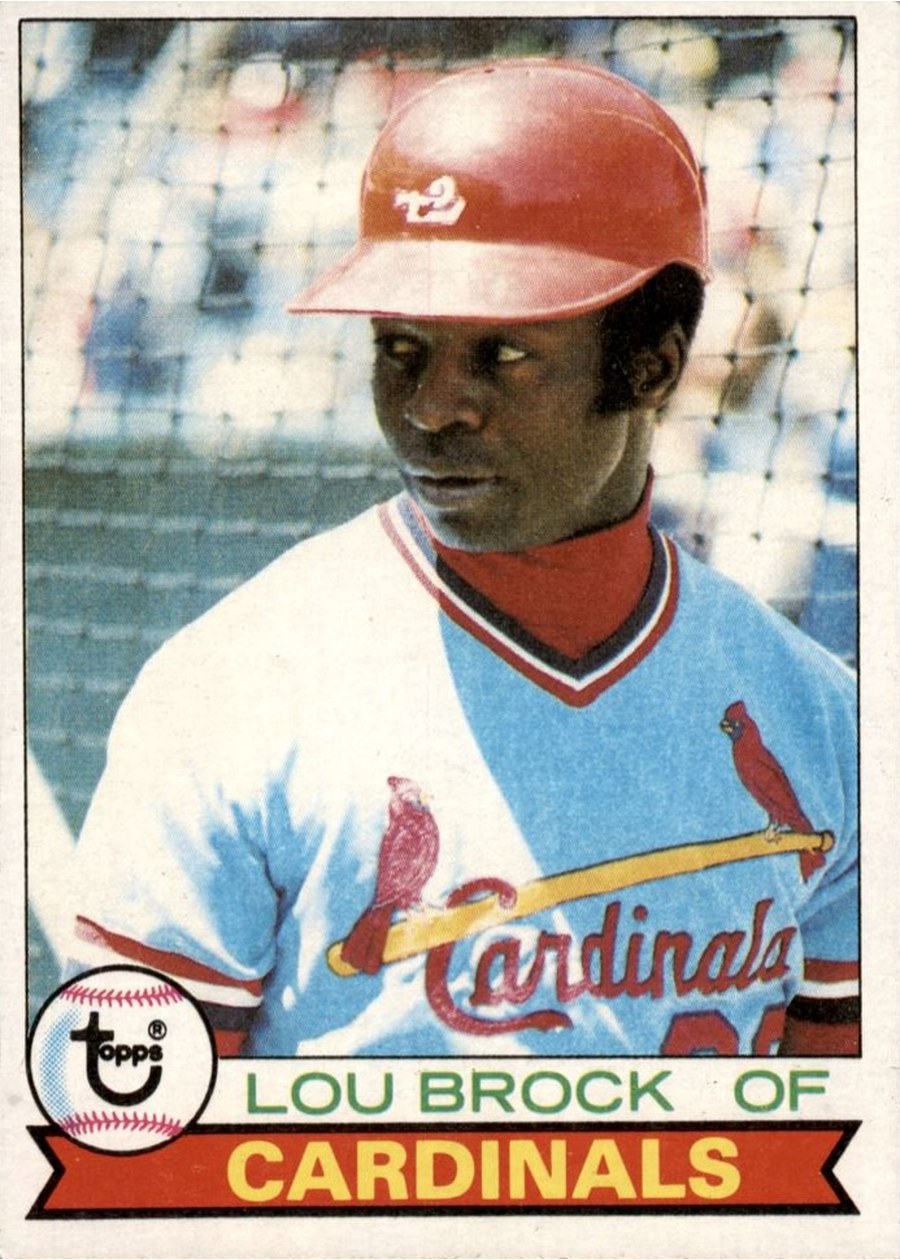 1979 Topps #665 Lou Brock, St. Louis Cardinals