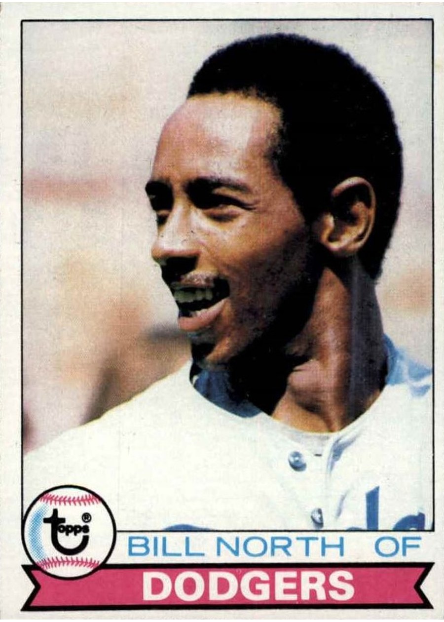 1979 Topps #668 Bill North, Los Angeles Dodgers
