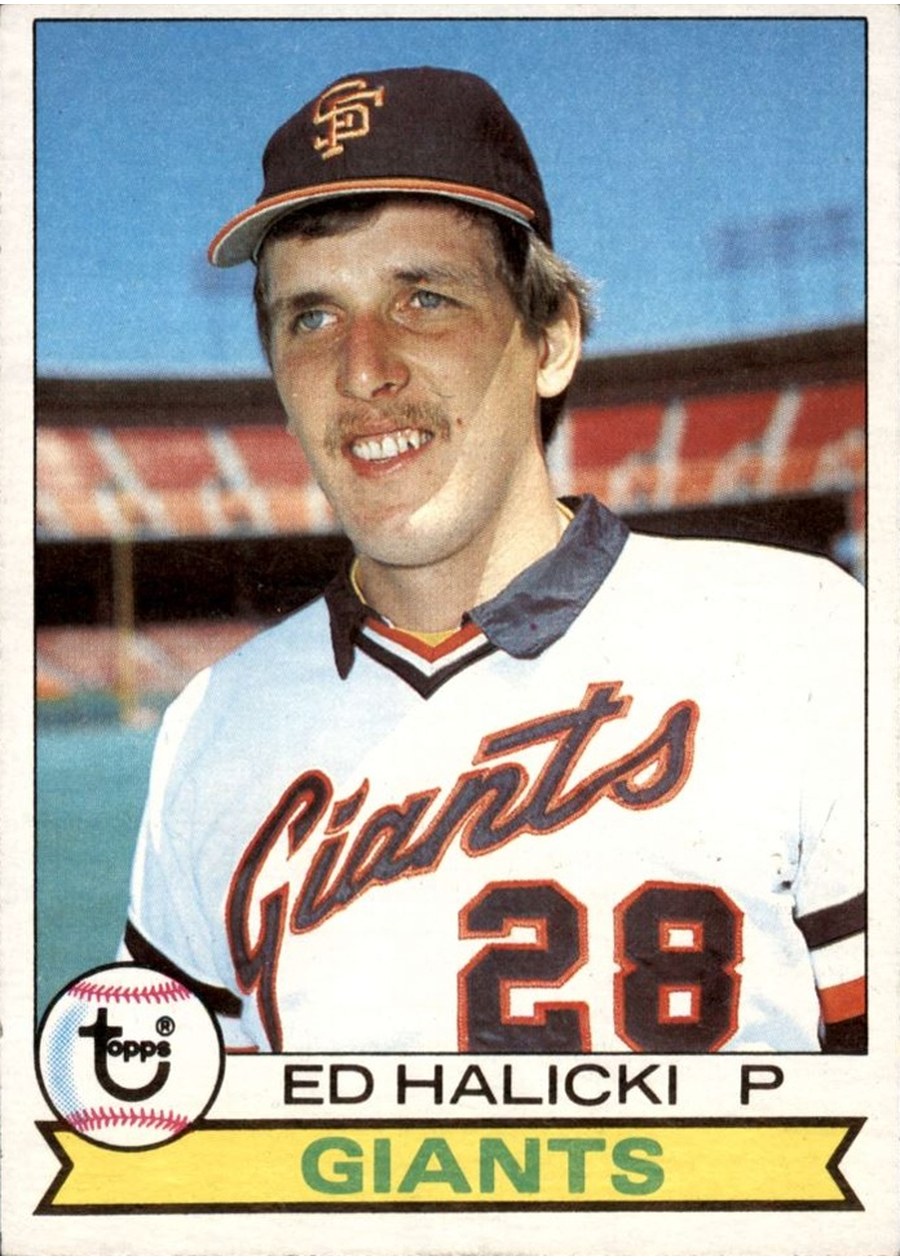 1979 Topps #672 Ed Halicki, San Francisco Giants