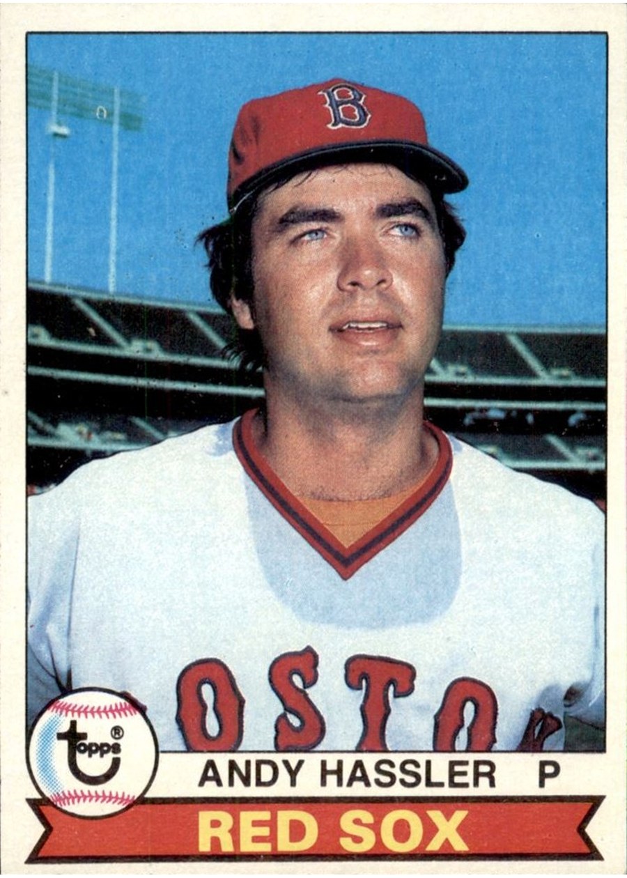 1979 Topps #696 Andy Hassler, Boston Red Sox