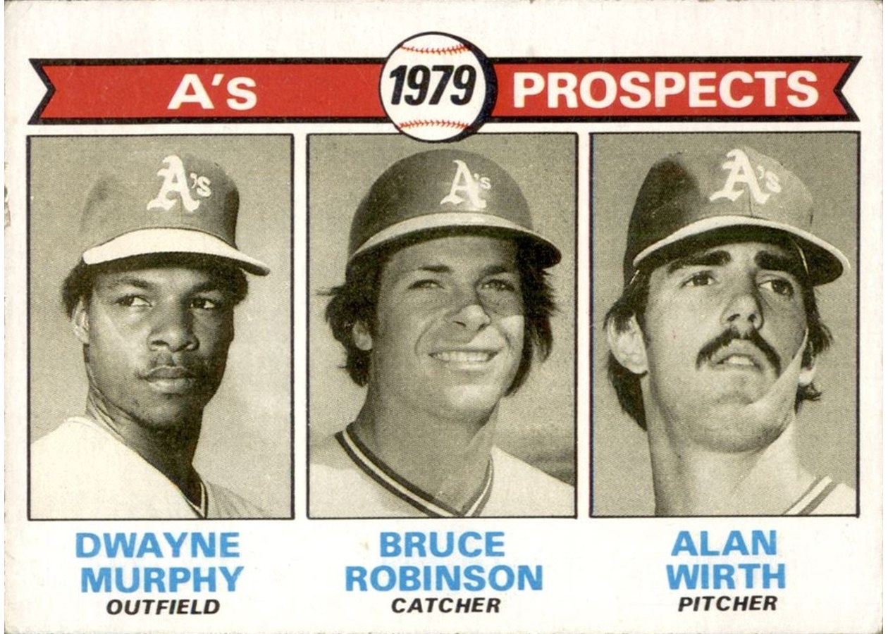 1979 Topps #711 A's 1979 Prospects, Oakland Athletics