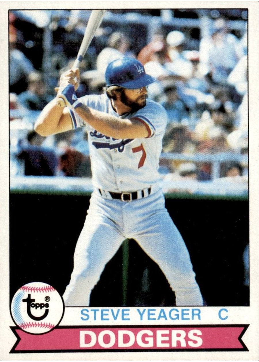 1979 Topps #75 Steve Yeager, Los Angeles Dodgers