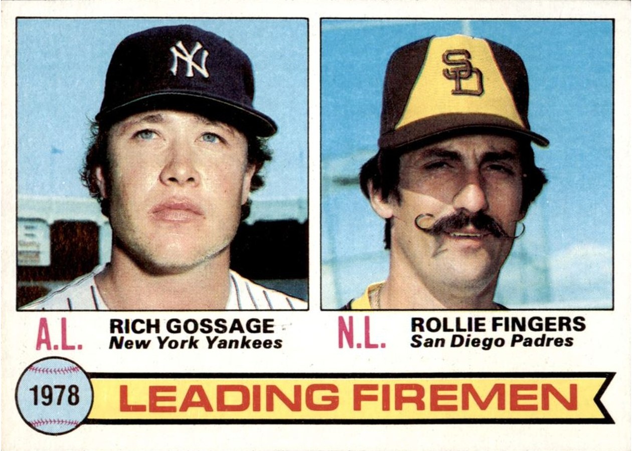 1979 Topps #8 1978 Leading Firemen, New York Yankees / San Diego Padres