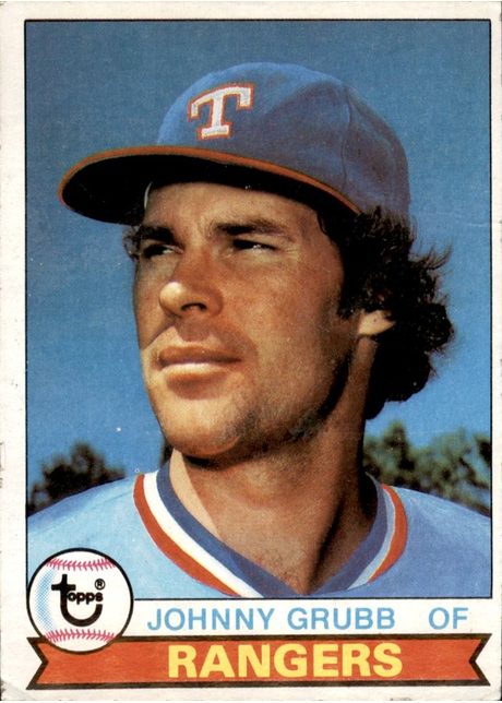 Johnny Grubb #198 - 1979 Topps Baseball Card