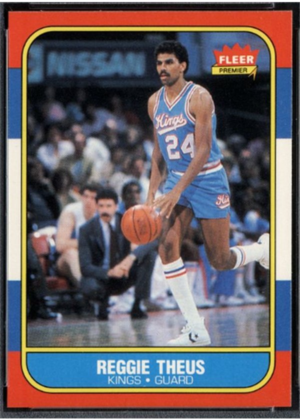 1986-87 Fleer #108 Reggie Theus, Sacramento Kings