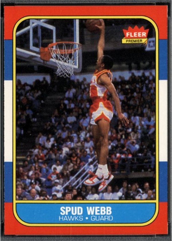 1986-87 Fleer #120 Spud Webb, Atlanta Hawks