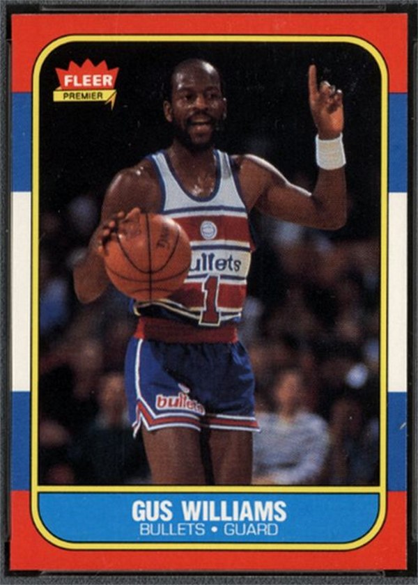 1986-87 Fleer #124 Gus Williams, Washington Bullets