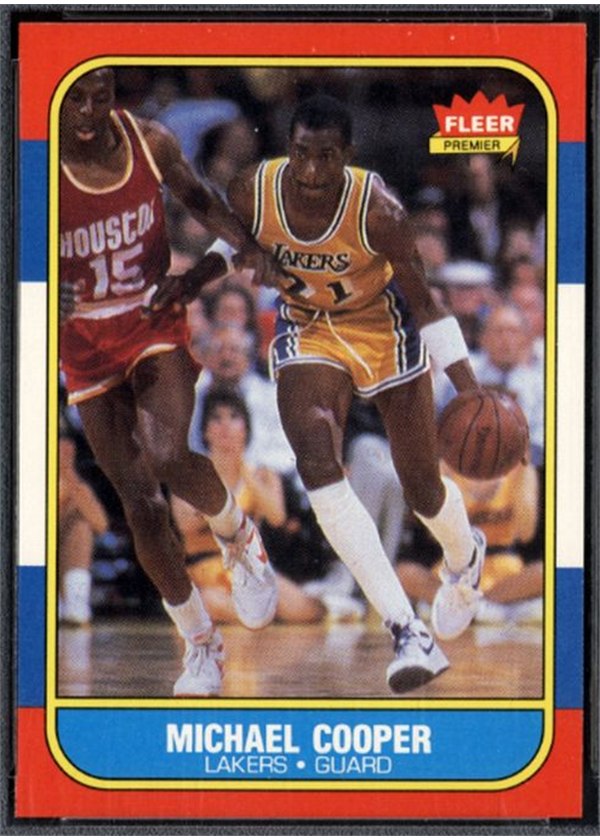 1986-87 Fleer #17 Michael Cooper, Los Angeles Lakers