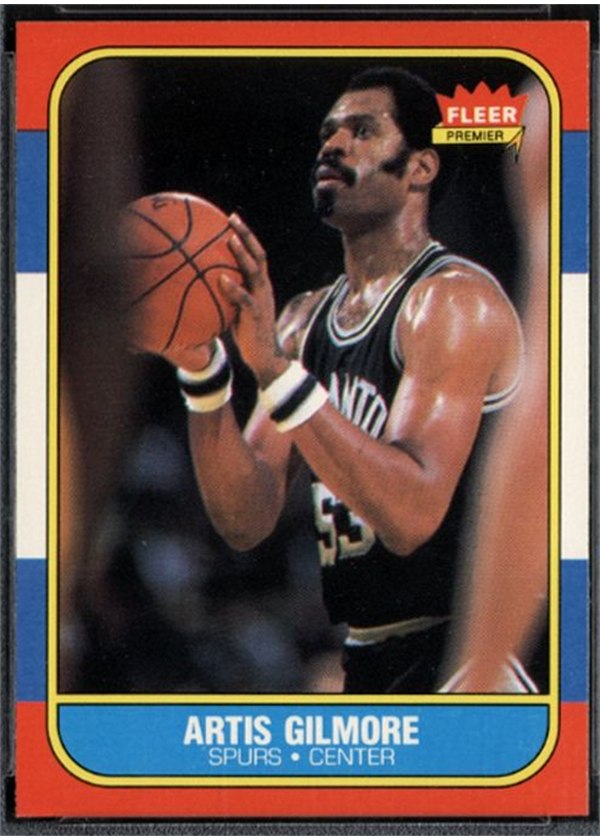 1986-87 Fleer #37 Artis Gilmore, San Antonio Spurs
