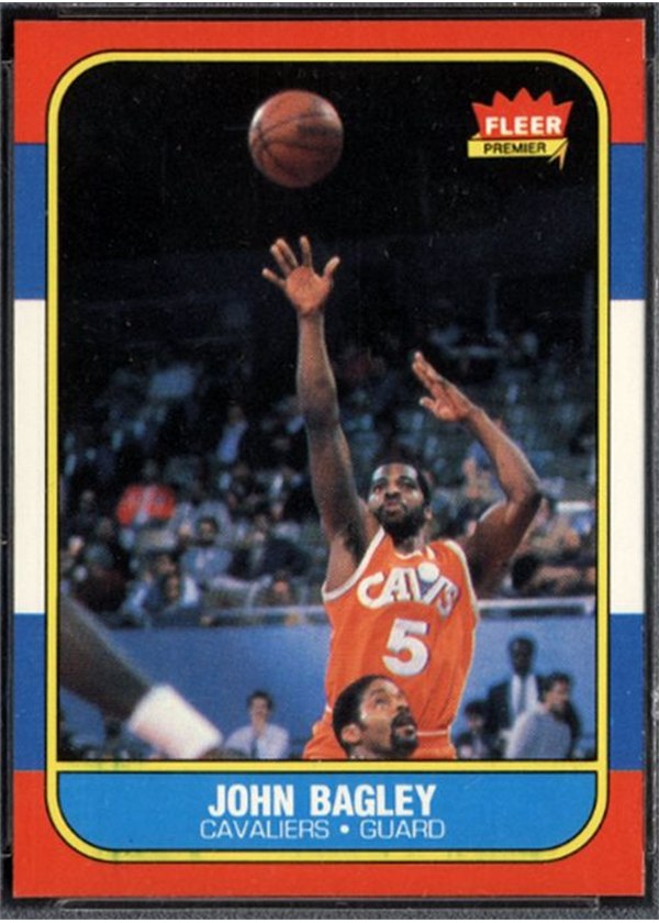 1986-87 Fleer #5 John Bagley, Cleveland Cavaliers