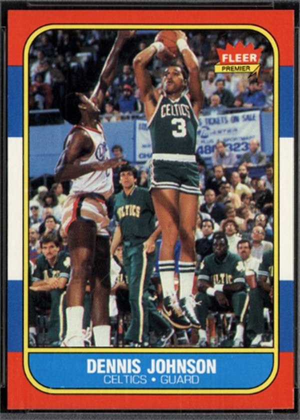 1986-87 Fleer #50 Dennis Johnson, Boston Celtics