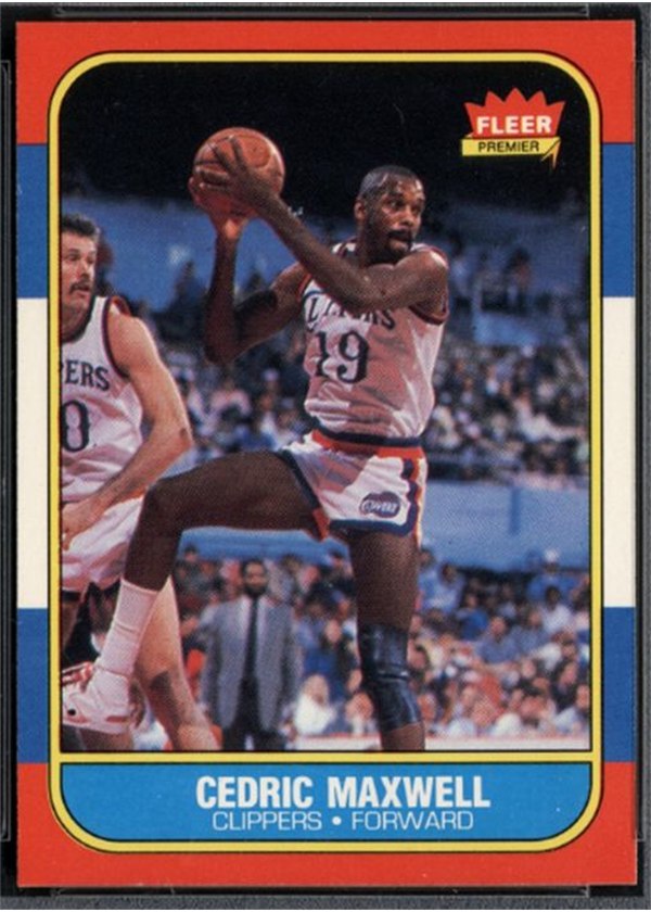 1986-87 Fleer #70 Cedric Maxwell, Los Angeles Clippers