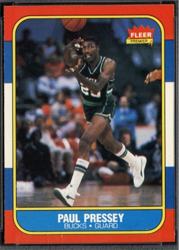 1986-87 Fleer #88 Paul Pressey, Milwaukee Bucks
