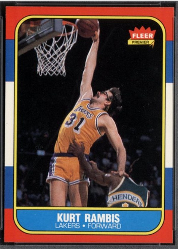 1986-87 Fleer #89 Kurt Rambis, Los Angeles Lakers