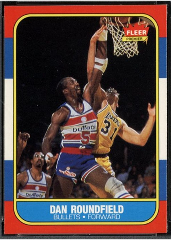 1986-87 Fleer #95 Dan Roundfield, Washington Bullets
