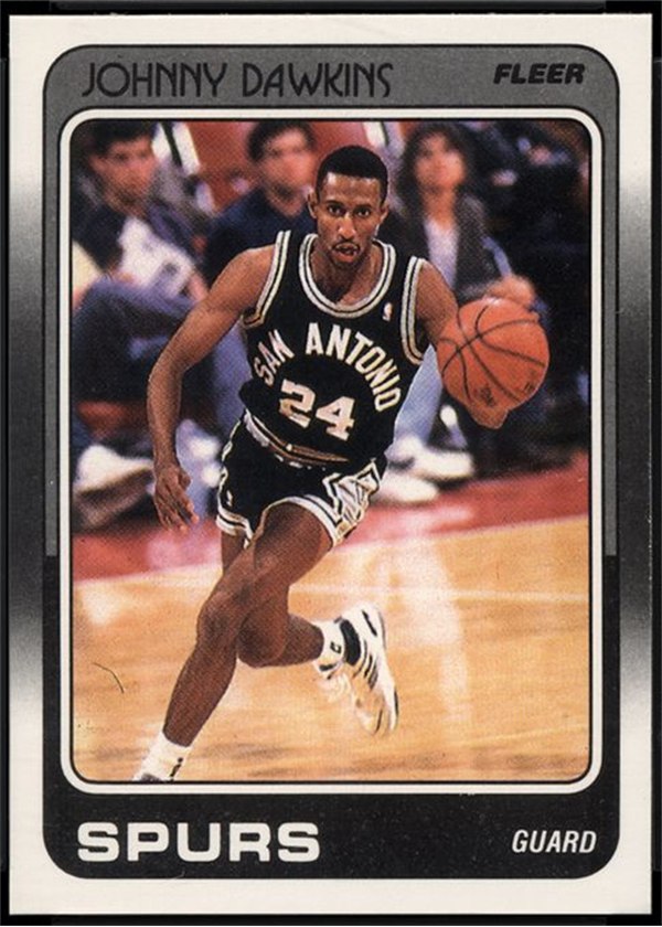 1988-89 Fleer #104 Johnny Dawkins, San Antonio Spurs