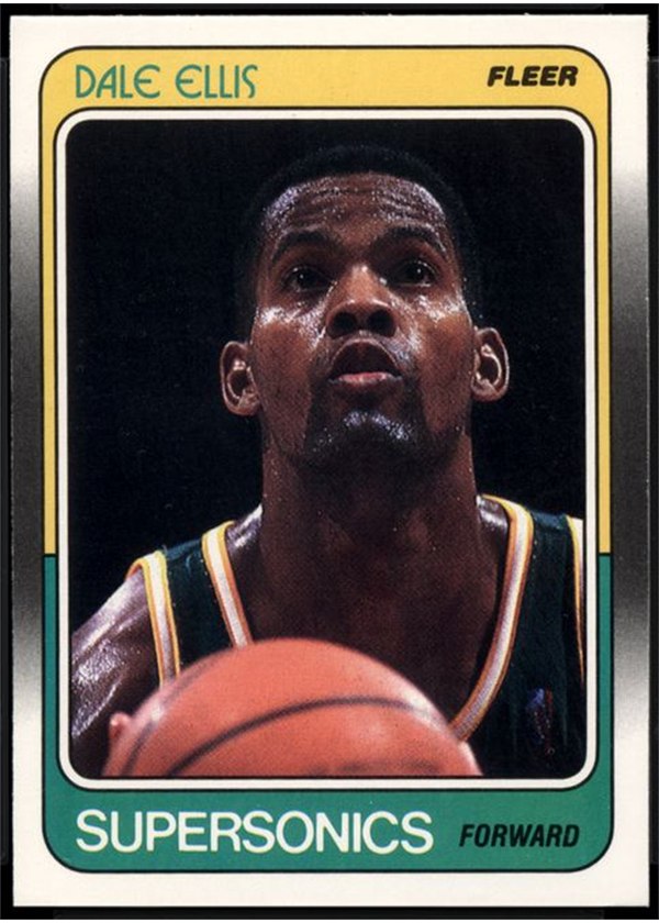 1988-89 Fleer #107 Dale Ellis, Seattle SuperSonics