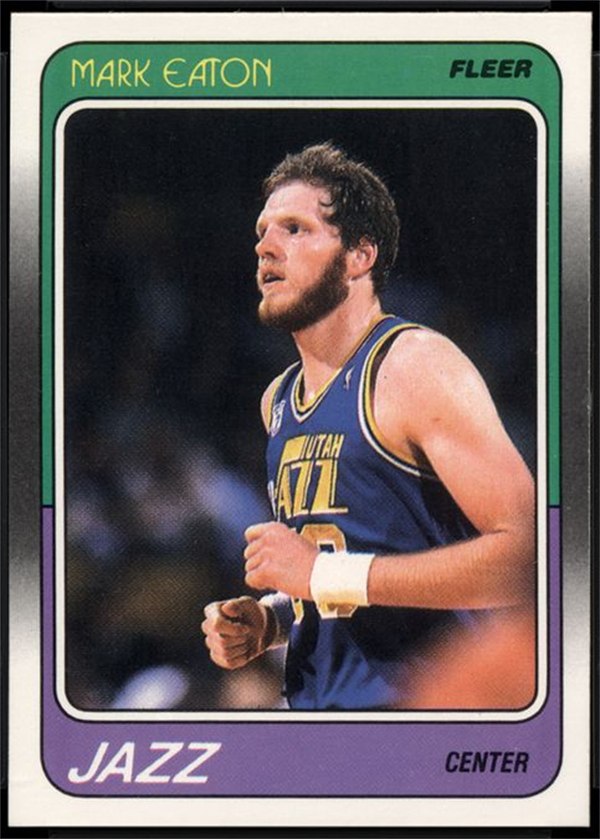 1988-89 Fleer #112 Mark Eaton, Utah Jazz