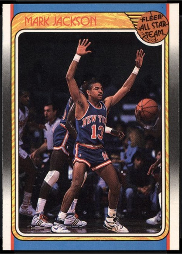 1988-89 Fleer #121 Mark Jackson, New York Knicks