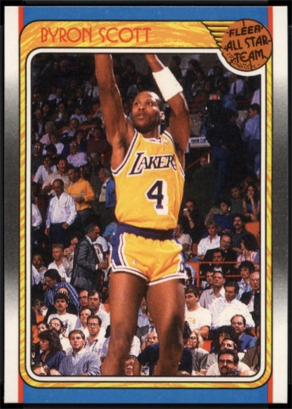 1988-89 Fleer #122 Byron Scott, Los Angeles Lakers