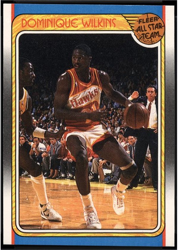 1988-89 Fleer #125 Dominique Wilkins, Atlanta Hawks