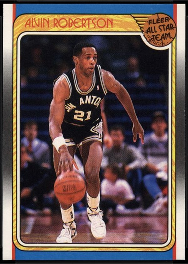1988-89 Fleer #128 Alvin Robertson, San Antonio Spurs