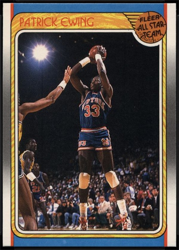1988-89 Fleer #130 Patrick Ewing, New York Knicks