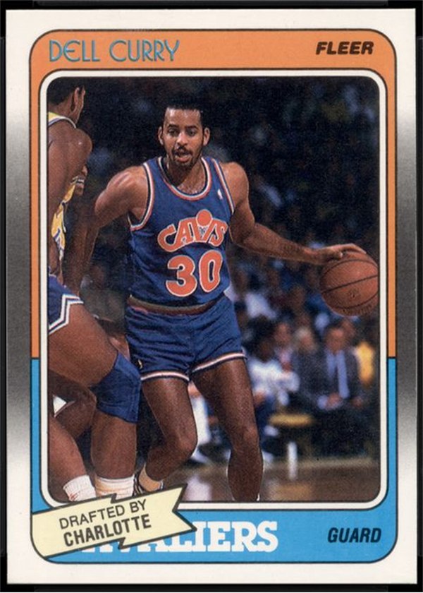 1988-89 Fleer #14 Dell Curry, Charlotte Hornets