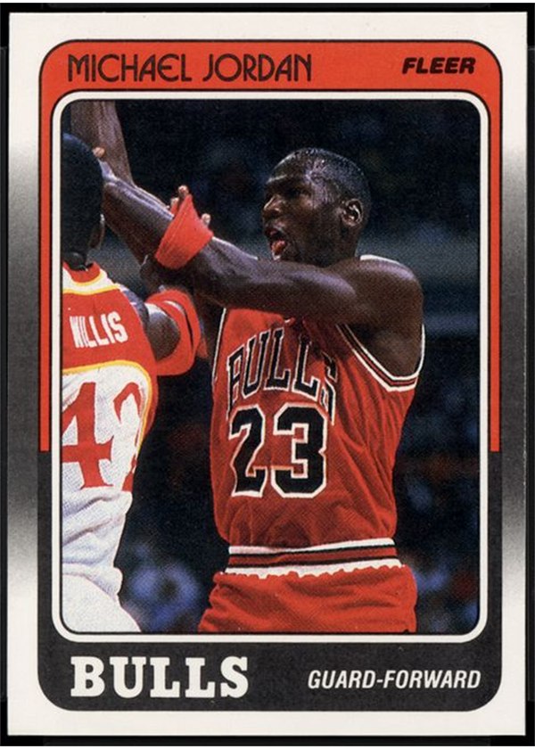 1988-89 Fleer #17 Michael Jordan, Chicago Bulls