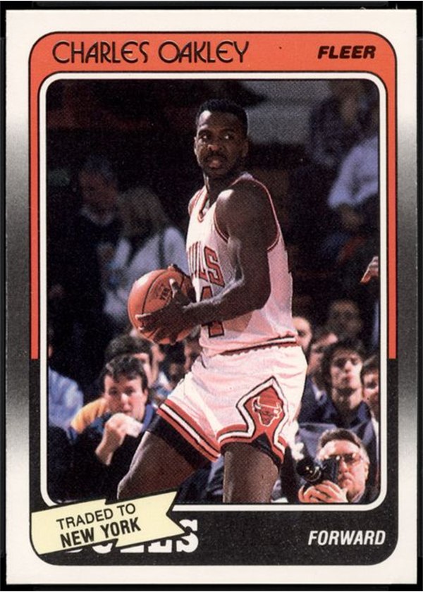 1988-89 Fleer #18 Charles Oakley, New York Knicks