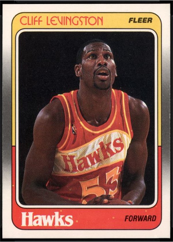 1988-89 Fleer #2 Cliff Levingston, Atlanta Hawks