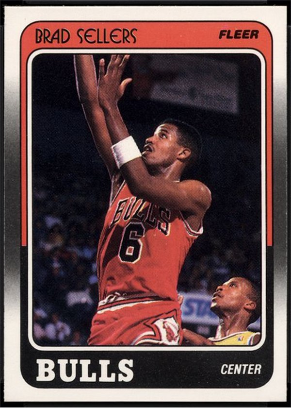 1988-89 Fleer #21 Brad Sellers, Chicago Bulls