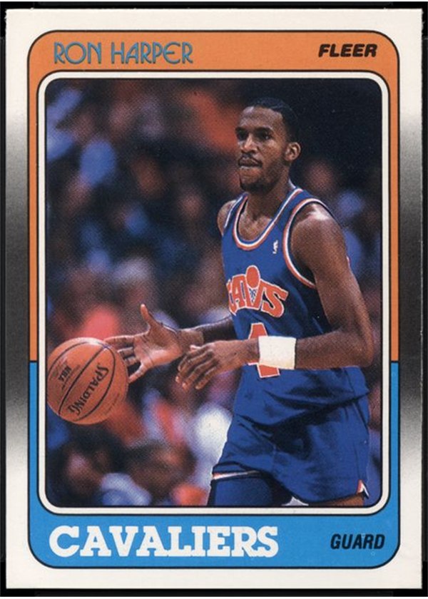 1988-89 Fleer #23 Ron Harper, Cleveland Cavaliers