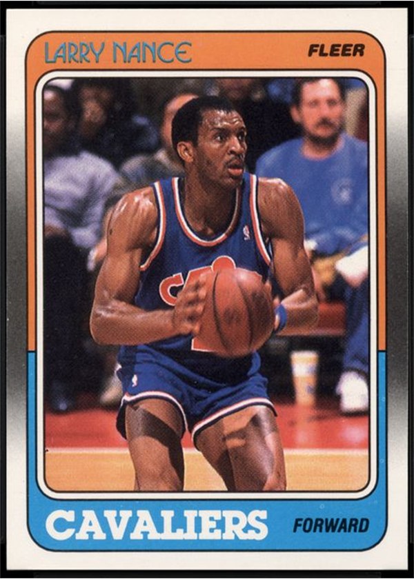 1988-89 Fleer #24 Larry Nance, Cleveland Cavaliers
