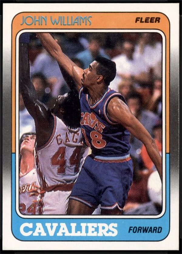 1988-89 Fleer #26 John Williams, Cleveland Cavaliers