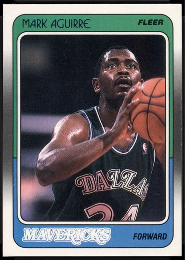 1988-89 Fleer #27 Mark Aguirre, Dallas Mavericks