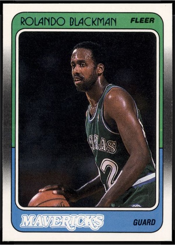 1988-89 Fleer #28 Rolando Blackman, Dallas Mavericks